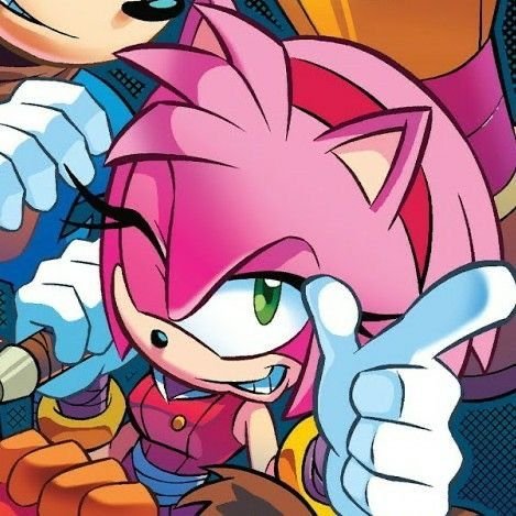 Amy Rose Comic Pfp