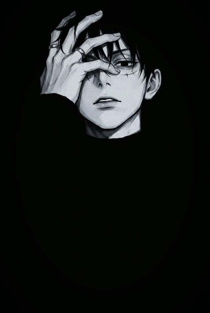 Anime Black And White Pfp Boy