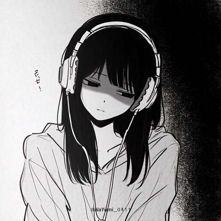 Anime Black And White Pfp Cute