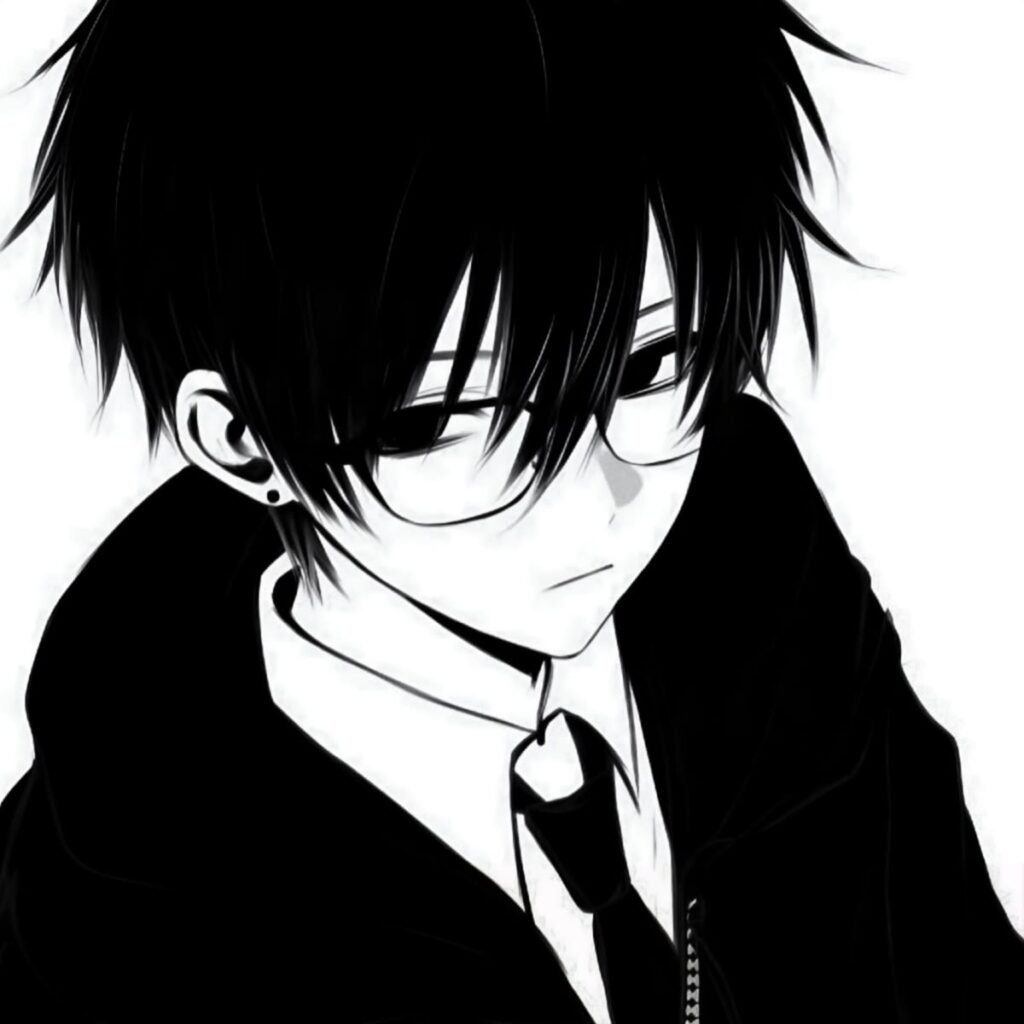 Anime Black And White Pfp Cute