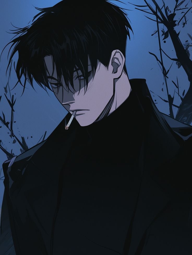 Anime Boy Pfp Aesthetic Black