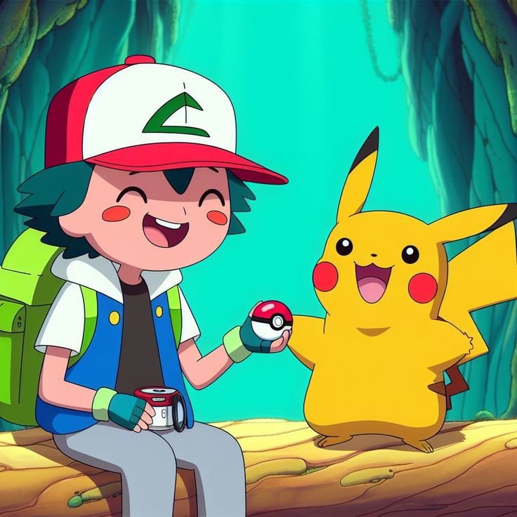Ash and Pikachu PFP