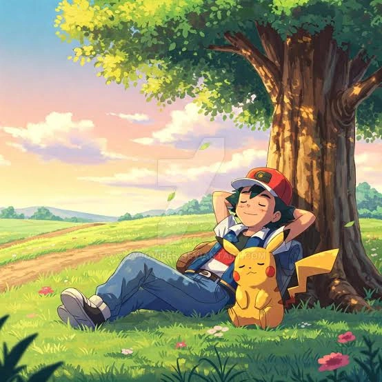 Ash and Pikachu PFP