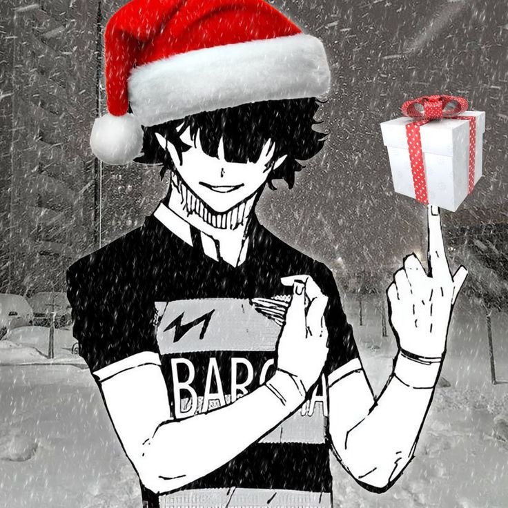 Bachira Pfp Christmas