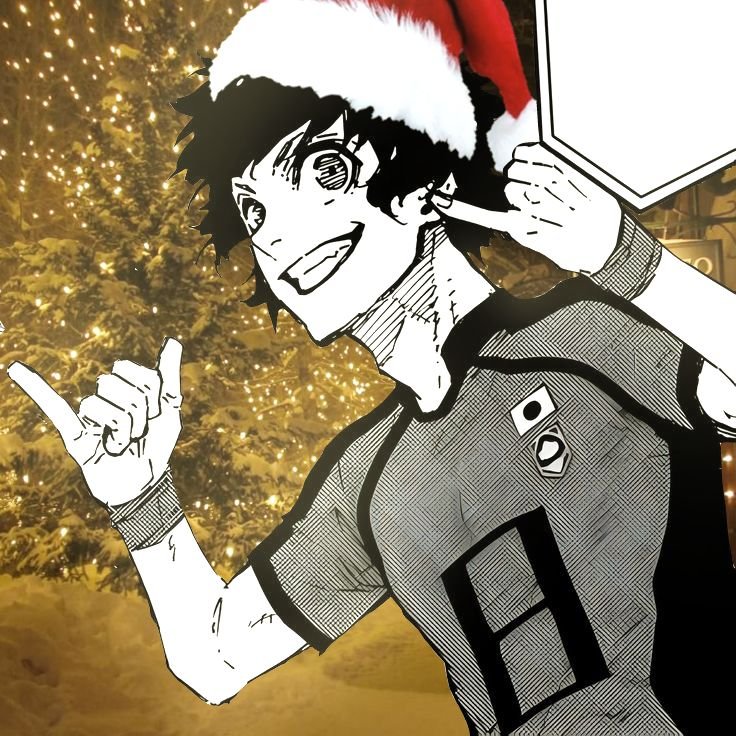 Bachira Pfp Christmas