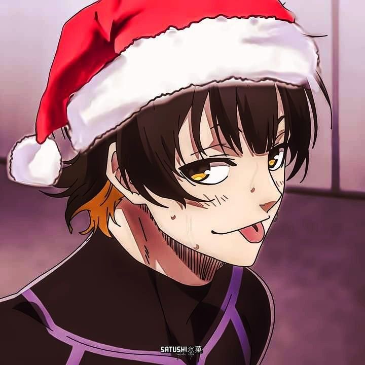 Bachira Pfp Christmas