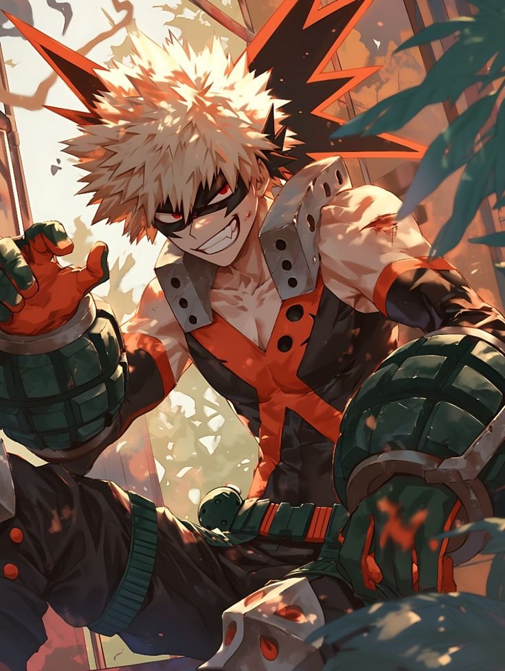 Bakugo Pfp Manga Colored