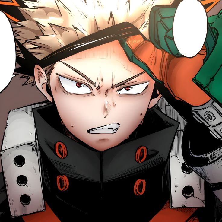 Bakugo Pfp Manga Colored