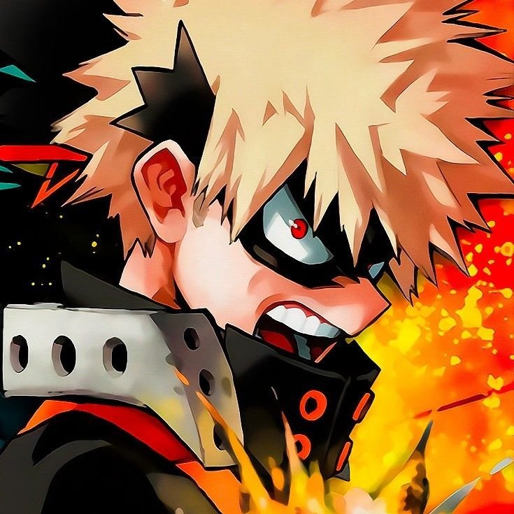 Bakugo Pfp Manga Colored