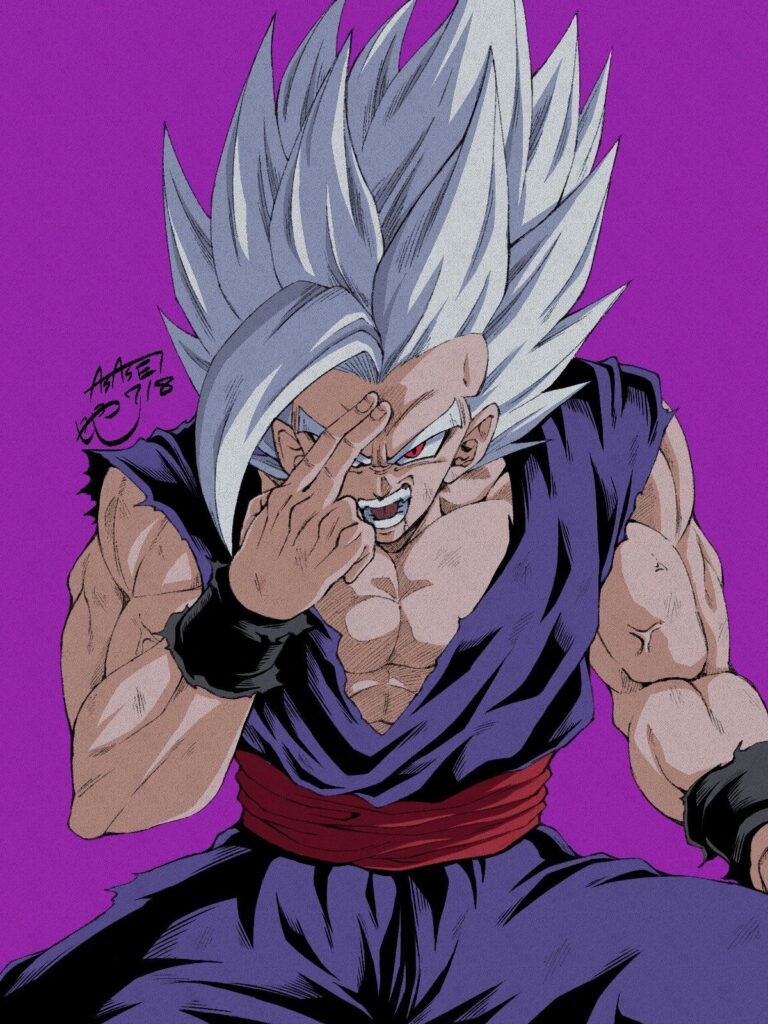 Beast Gohan Manga Panel Colored