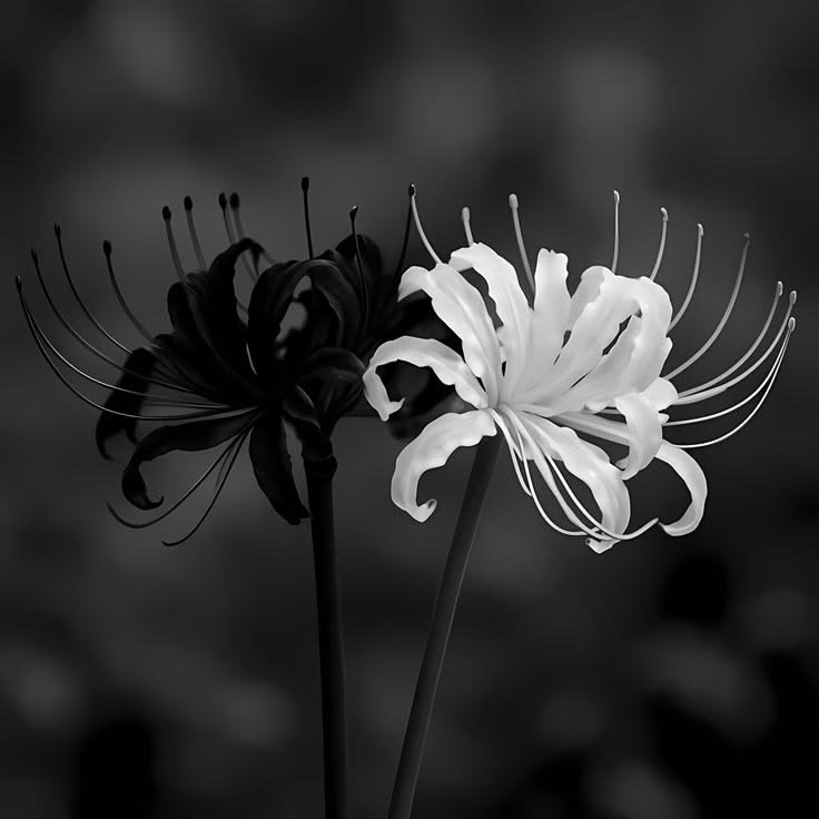 Black And White Pfp Flower