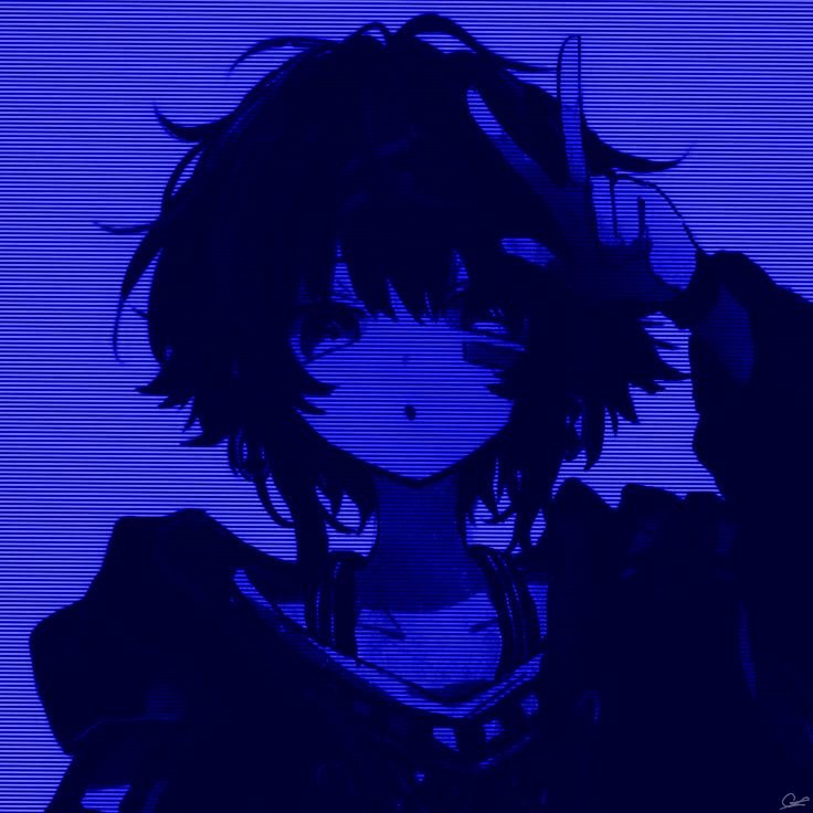 Blue Pfp Aesthetic