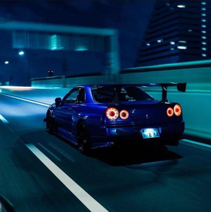 Blue Pfp Car