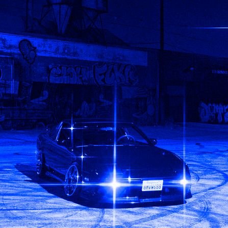 Blue Pfp Car
