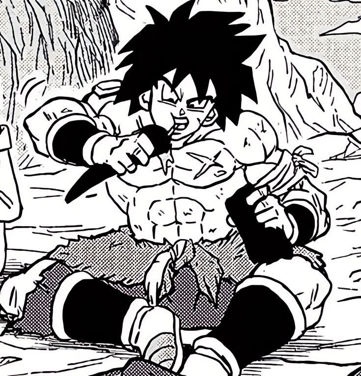 Broly Pfp Black And White