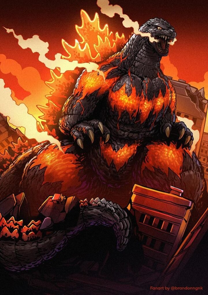Burning Godzilla PFP