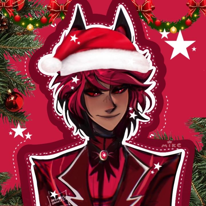 Christmas Alastor Pfp