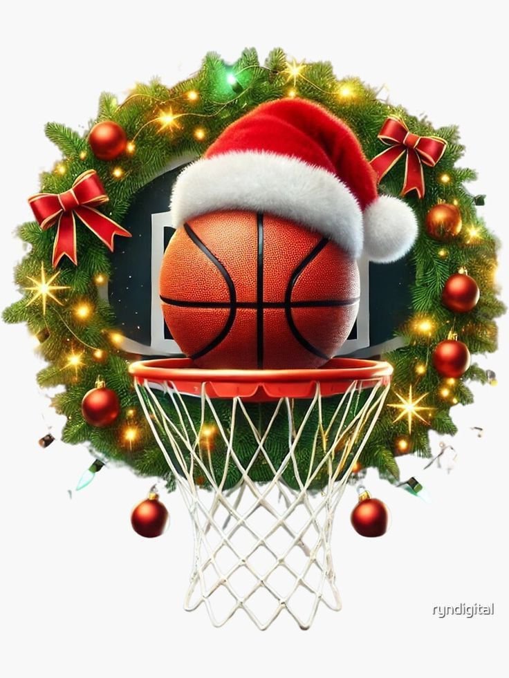 Christmas Basketball Pfp