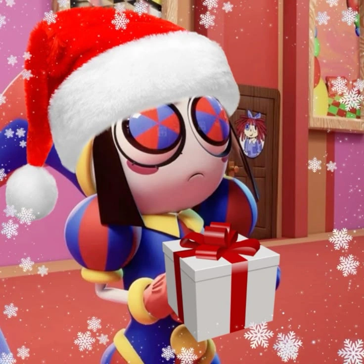 Christmas Pomni PFP
