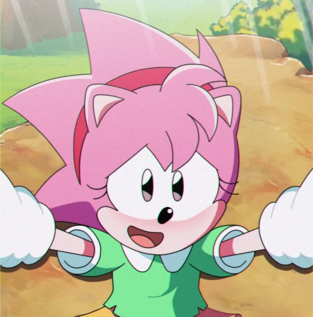Classic Amy Rose Pfp