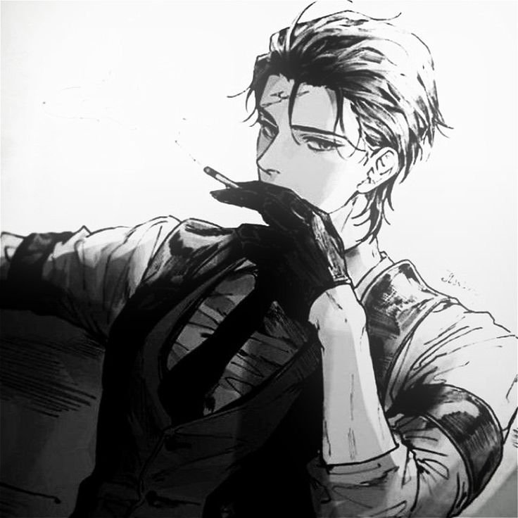 Cool Anime Black And White Pfp