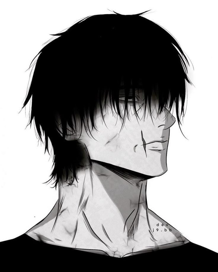Cool Anime Black And White Pfp