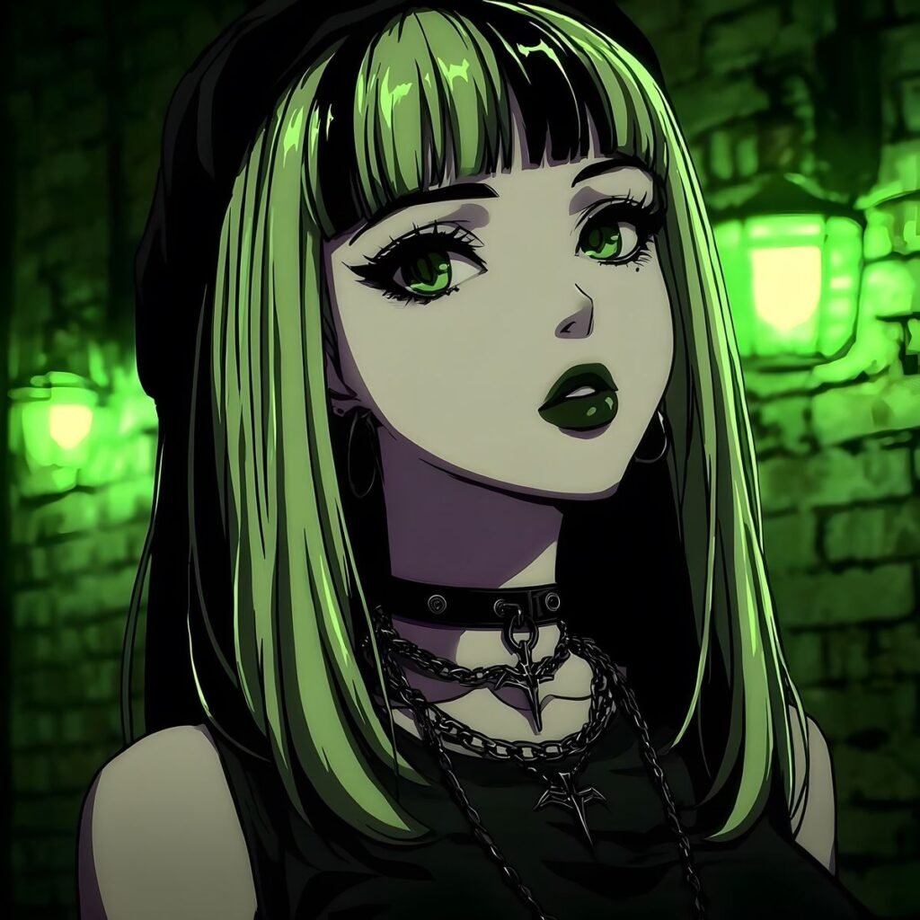 Cute Green Pfp