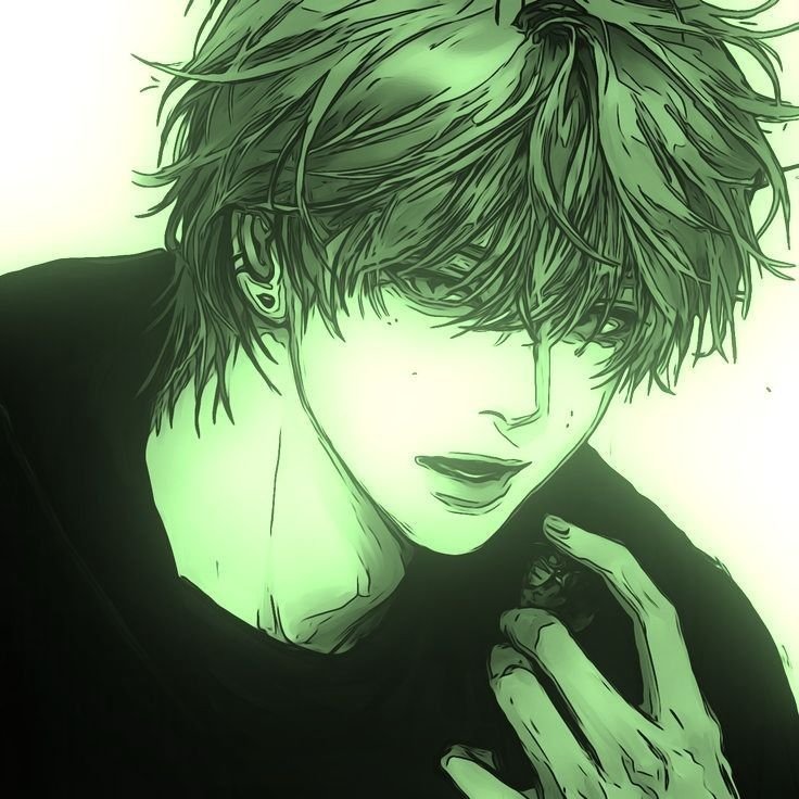 Green Pfp Anime