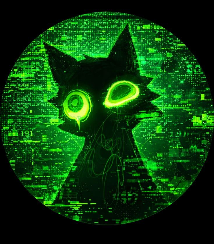 Green Pfp Cat