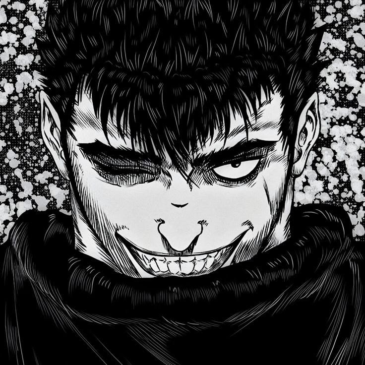 Guts Pfp Black And White