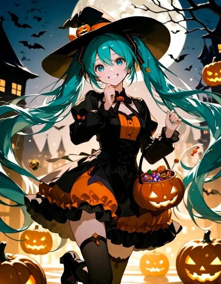 Halloween Hatsune Miku Pfp