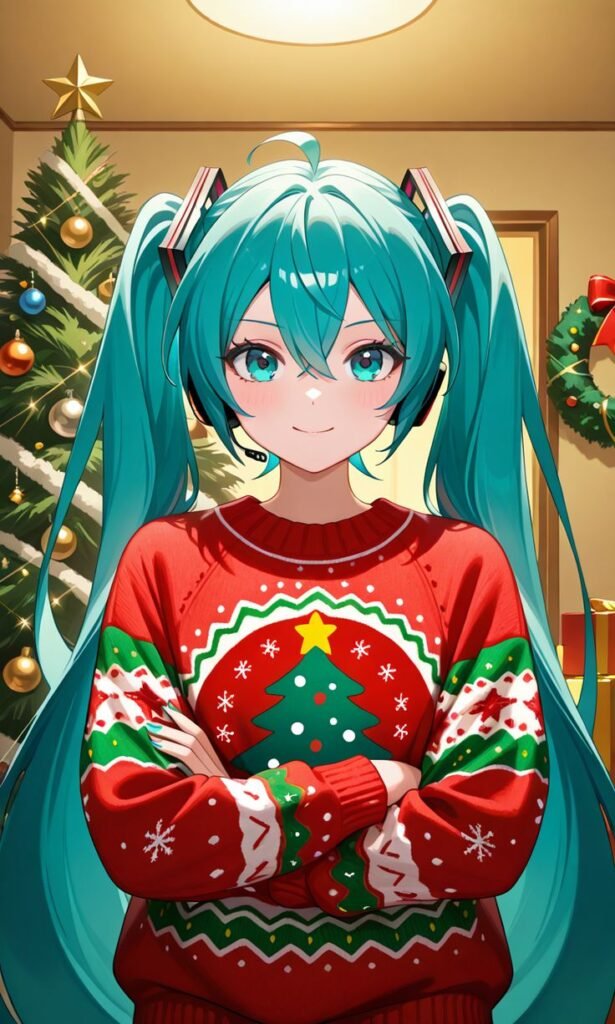 Hatsune Miku Pfp Christmas