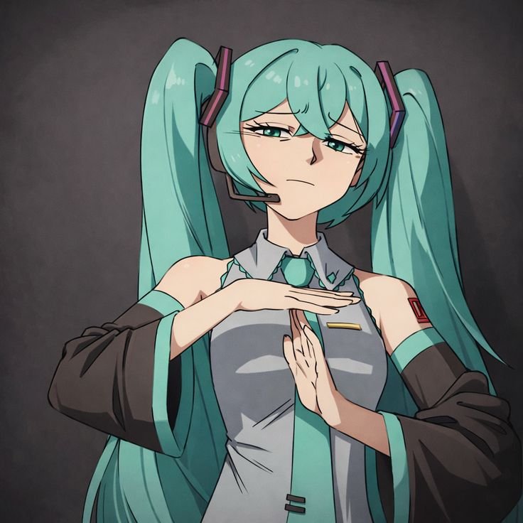Hatsune Miku Pfp Silly and Meme