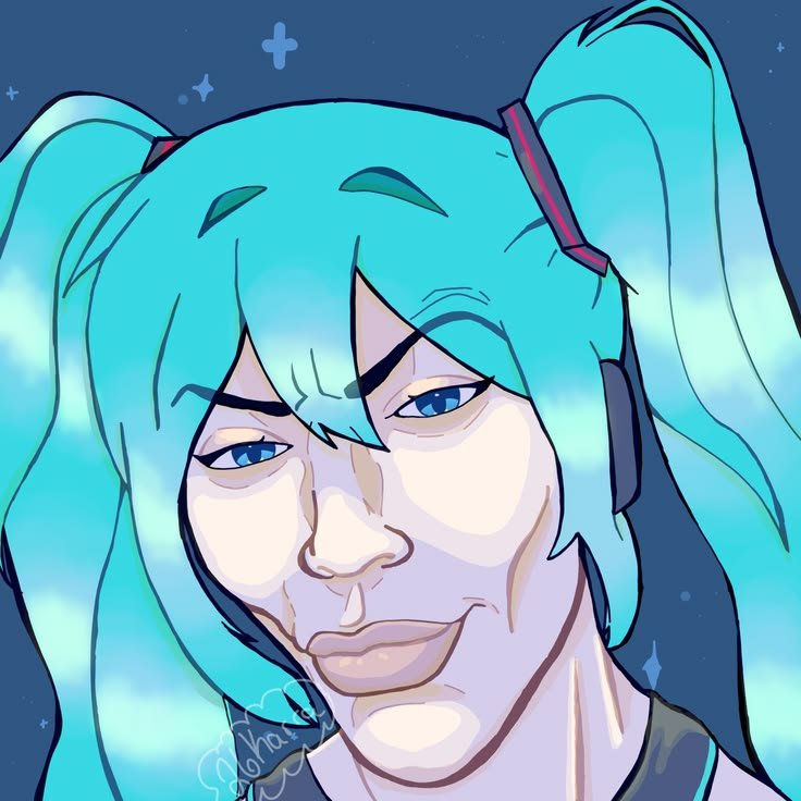 Hatsune Miku Pfp Silly and Meme