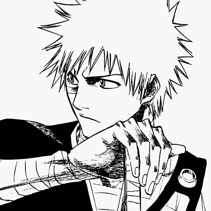 Ichigo Pfp Black And White