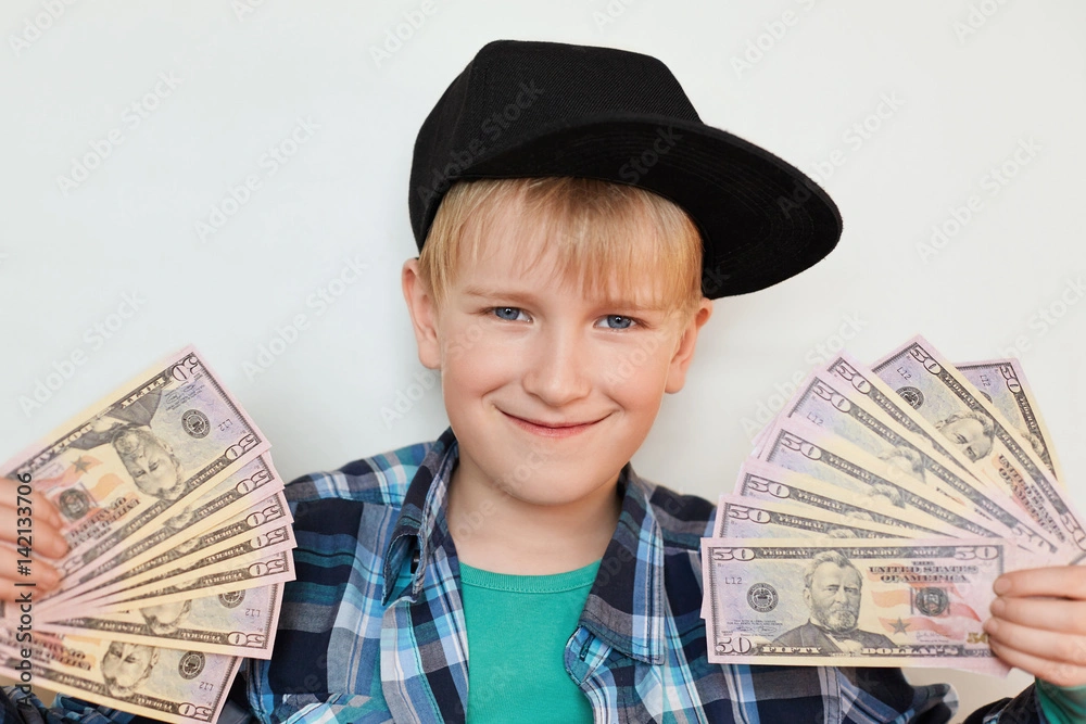 Kid Holding Money Pfp