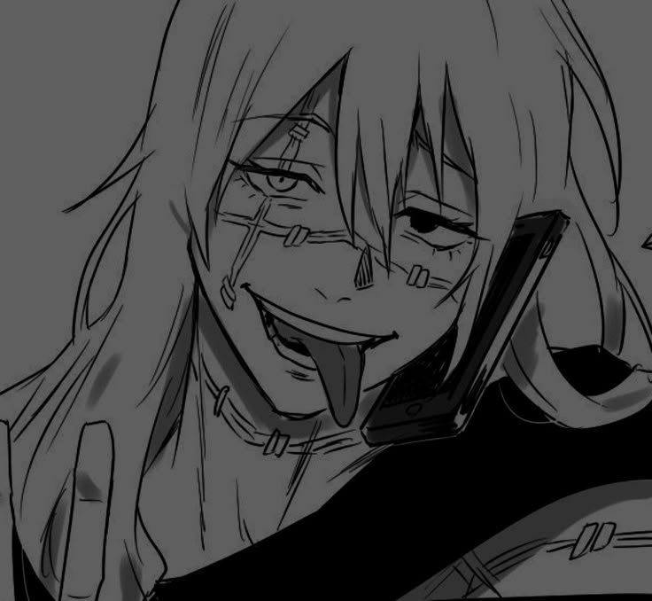 Mahito PFP Black And White