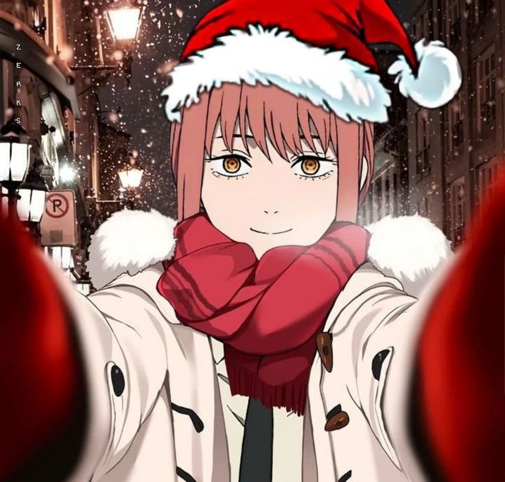 Makima Christmas PFP