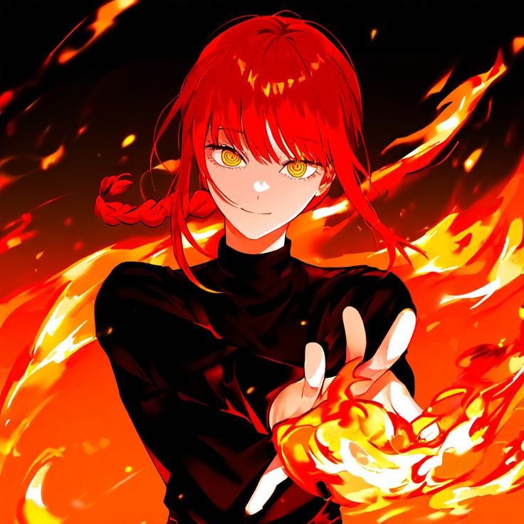 Makima PFP Red
