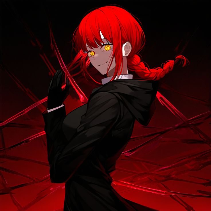 Makima PFP Red