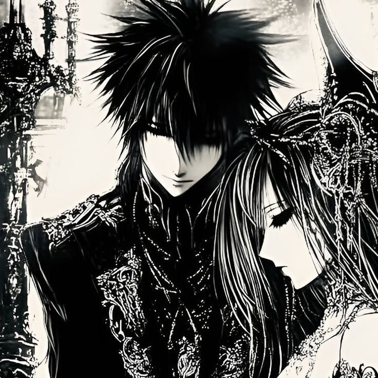 Matching Anime Black And White Pfp