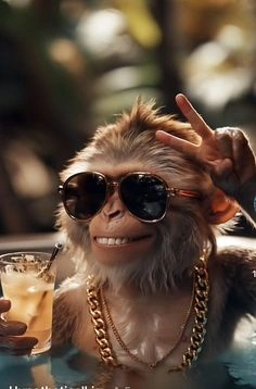 Monkey Pfp With Glasses