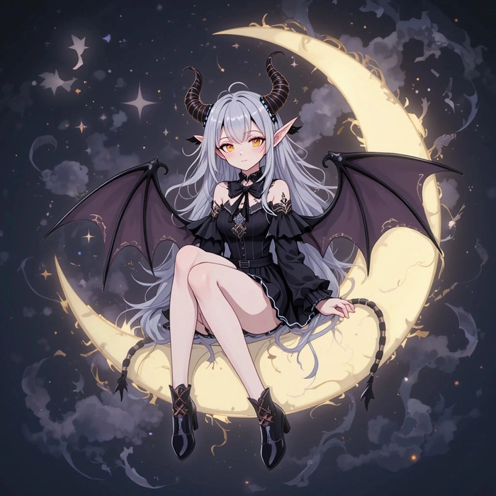 Moon PFP Aesthetic Girl