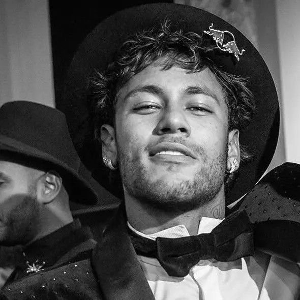 Neymar PFP Black and White