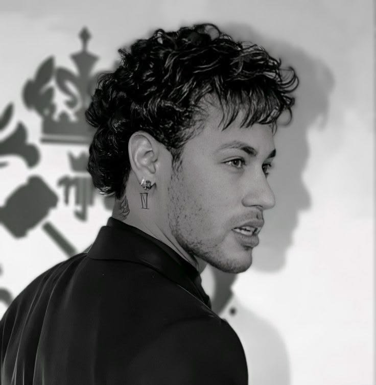 Neymar PFP Black and White