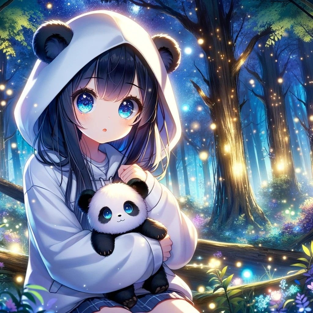 Panda PFP Girl