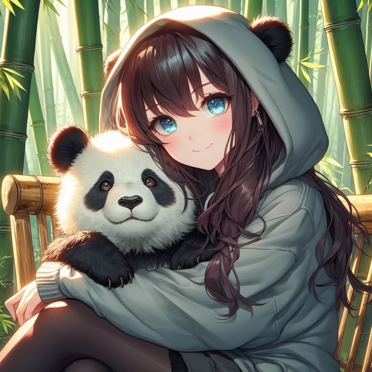 Panda PFP Girl