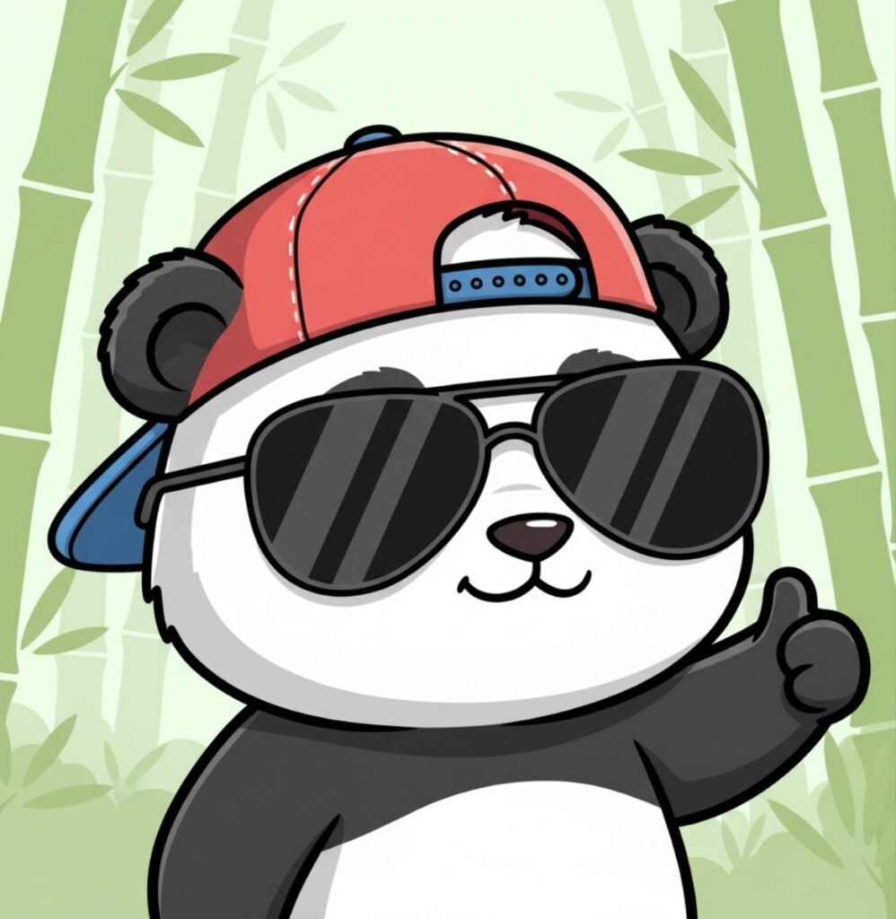 Panda with Glasses PFP