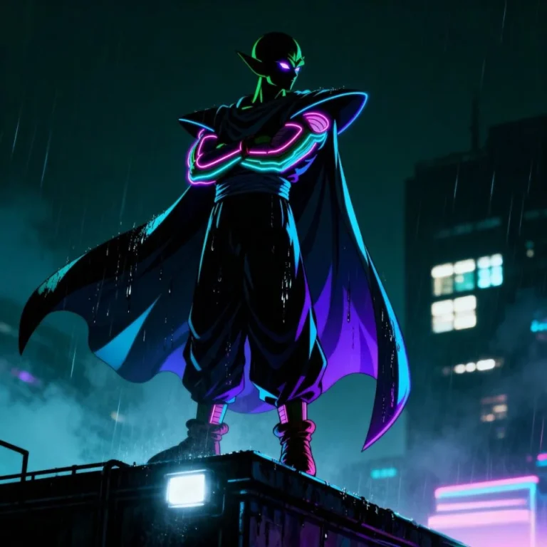 Piccolo Manga Panel Colored