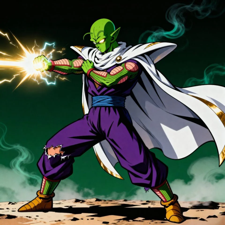 Piccolo Manga Panel Colored